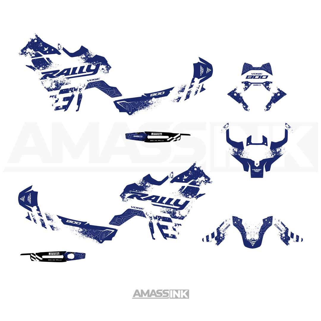 Adhesivos Moto Voge 800 DS Rally (2025-2026) - Topographic